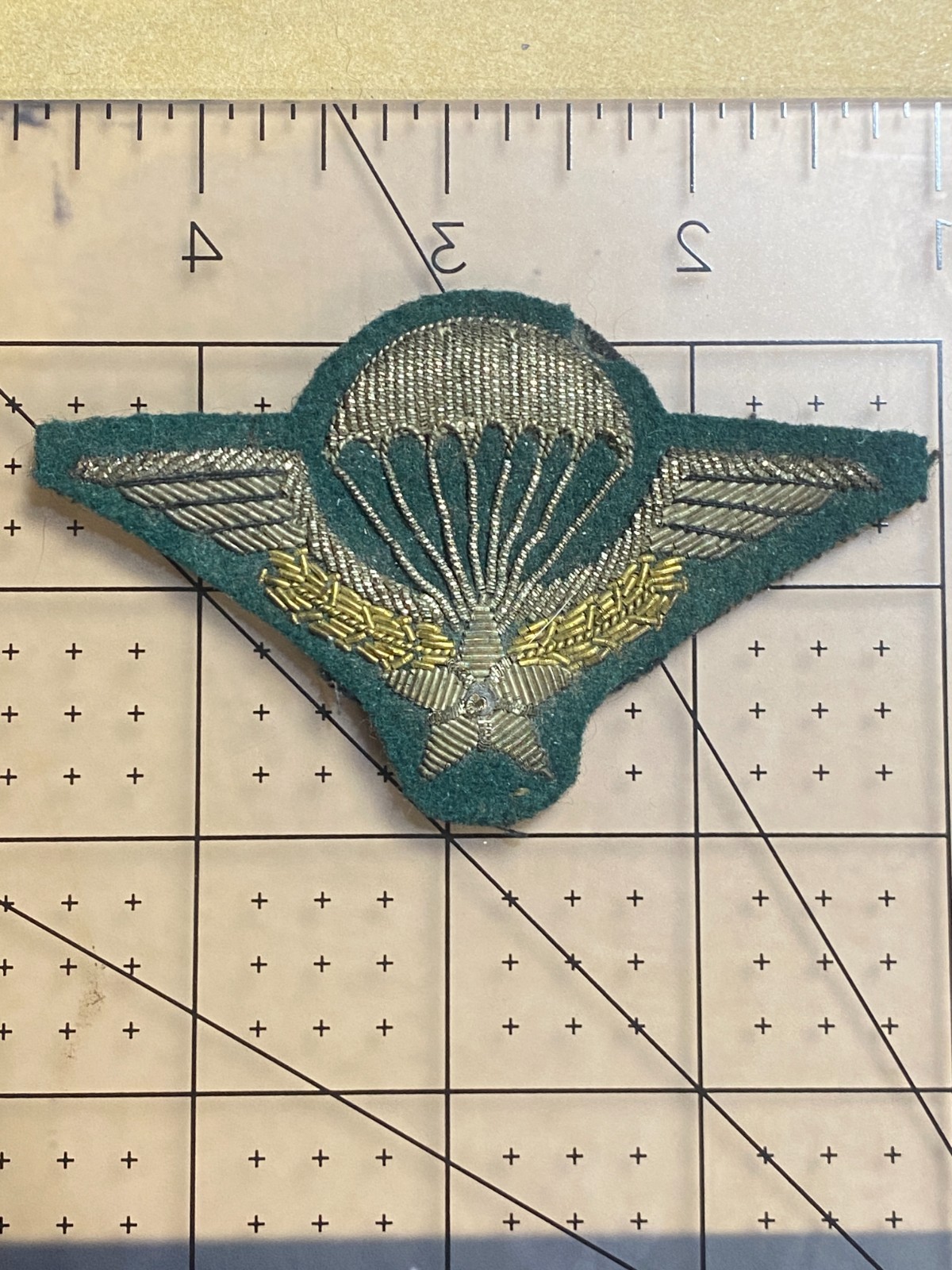 Original Indochina War French Foreign Legion Paratrooper badge