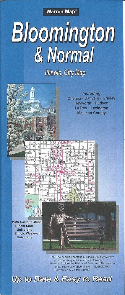 Bloomington Normal Illinois Street Map