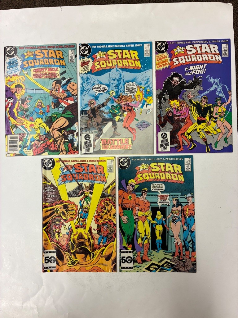 DC Comics All-Star Squadron #42 #43 #44 #45 #46 Lot of 5 Consecutive Run 1985 DC Comics All-Star Squadron #42 #43 #44 #45 #46 Lot of 5 Consecutive Run 1985