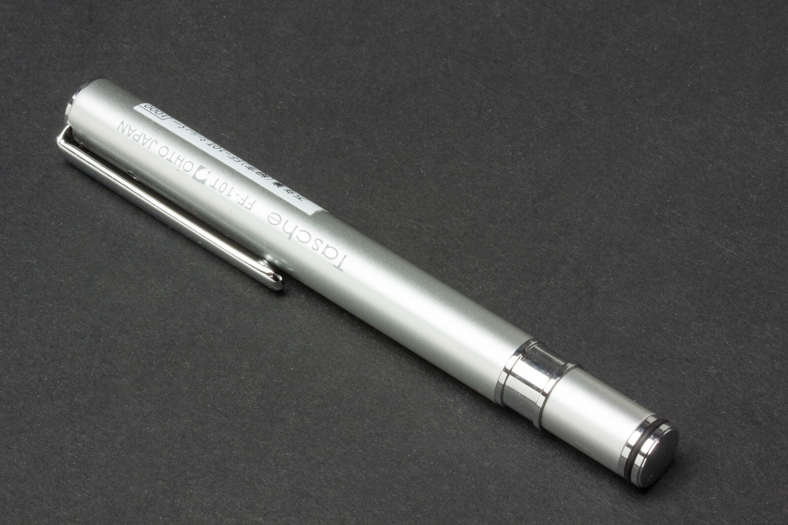 OHTO FF-10T Tasche Compact Fountain Pen Silver Discontinued NOS