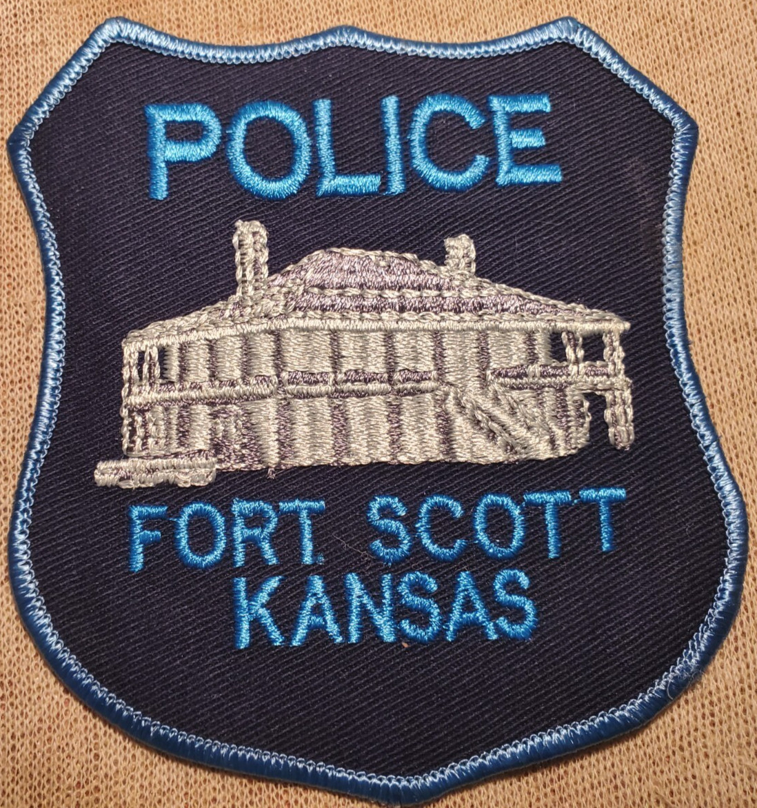 KS Vintage Fort Scott Kansas Police Shoulder Patch