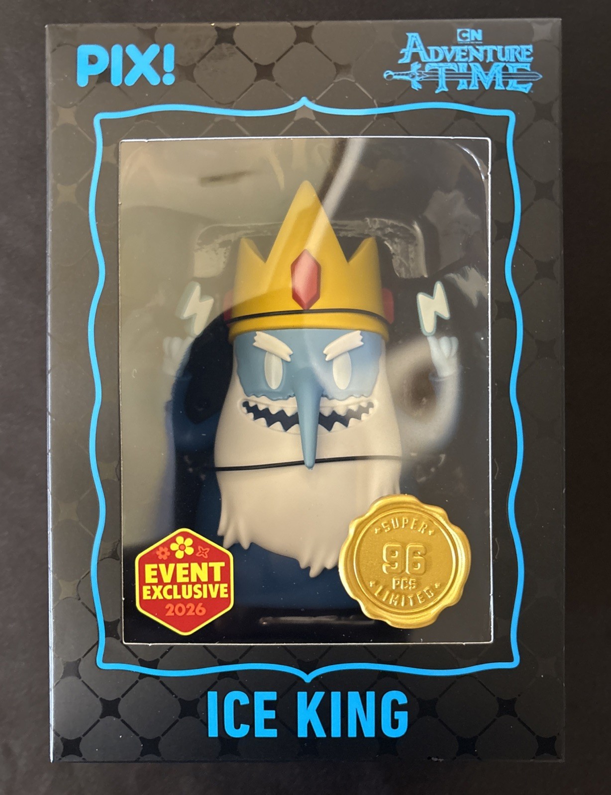 Thrilljoy  PIX Adventure Time Ice King Super Chase 96 Ct W Hard Protector