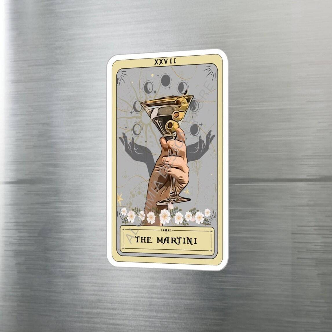 The Martini Tarot Card Sticker 3\
