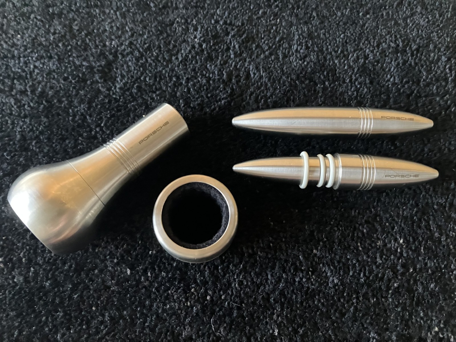 4 Vintage Genuine PORSCHE Wine Accessories 4 Vintage Genuine PORSCHE Wine Accessories