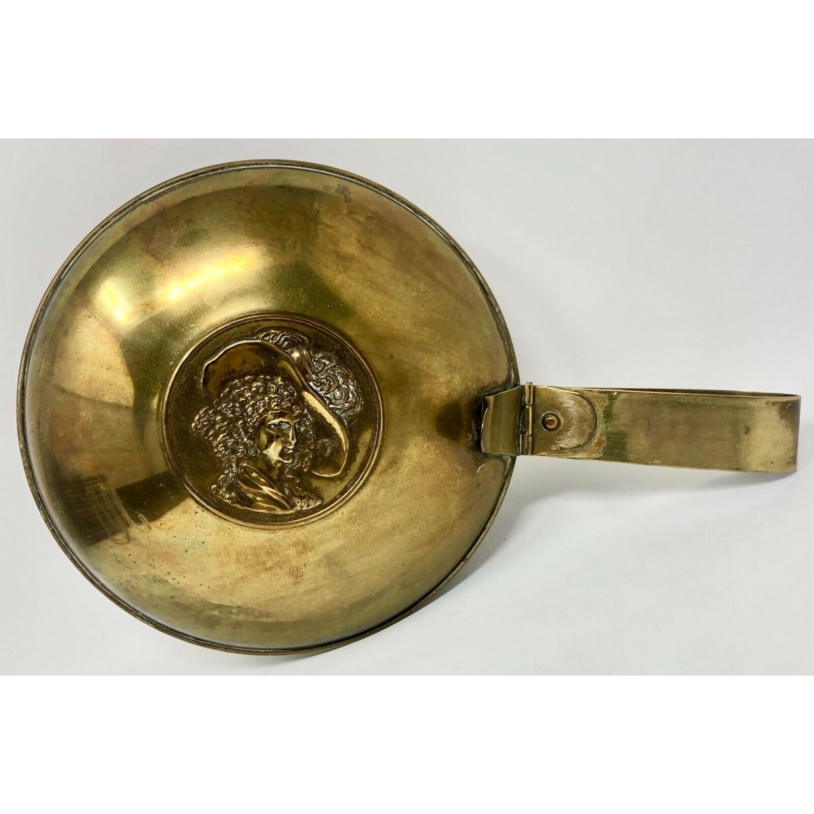 Vintage Brass Silent Butler, Elegant Victorian Woman, Made In England