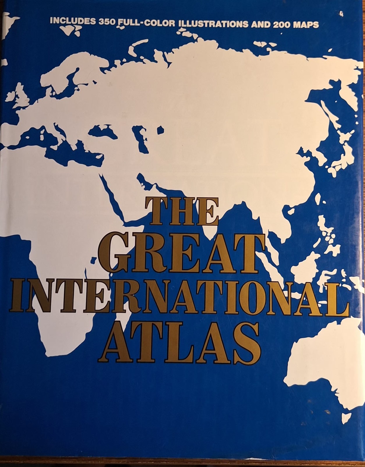 Vintage 1987 The Great International Atlas – Hardcover Reference Book with...