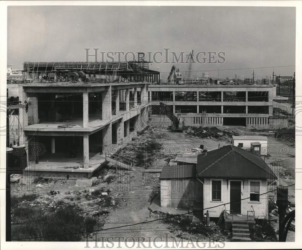 1966 Press Photo Construction of Times-Picayune Publishing Corporation Plant