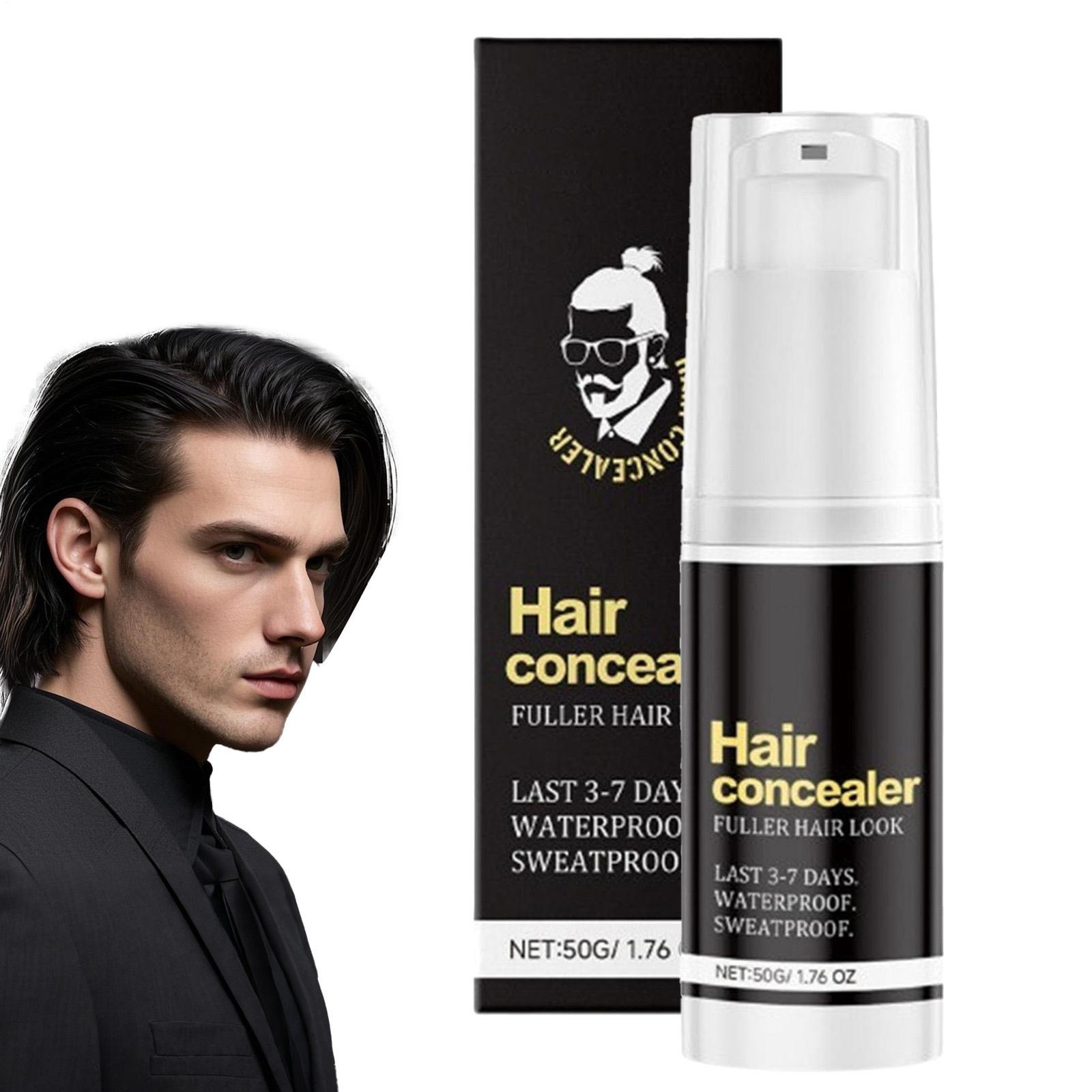 Hairfill Up Hair Concealer 50g Waterproof Root Coverage Hairline Fuller Powder