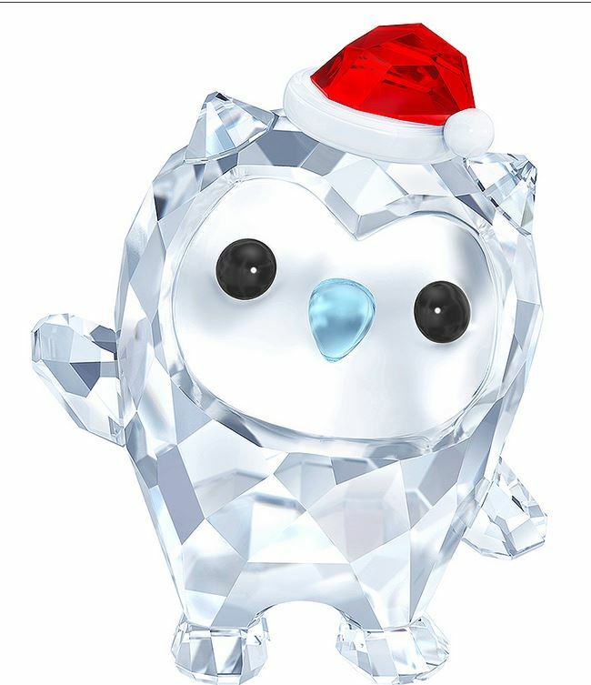 Swarovski Hoot Happy Holidays A.E. 2017 Christmas  Crystal Figurine #5286202 New