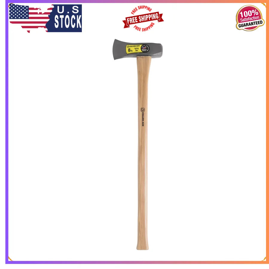 Collins 8 lb Single Bit Splitting Maul 36 in Wood Handle