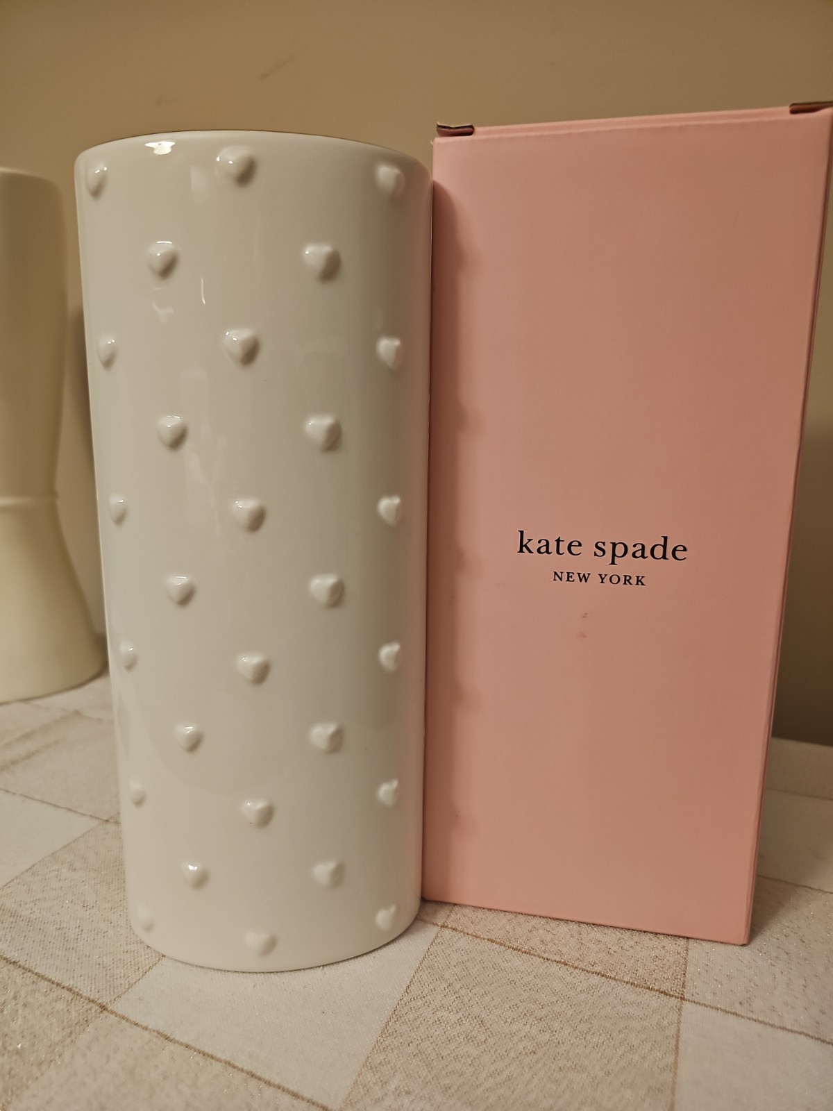 New Kate Spade/Lenox  Heart to Heart Vase Great Gift Or For Yourself Rare Find