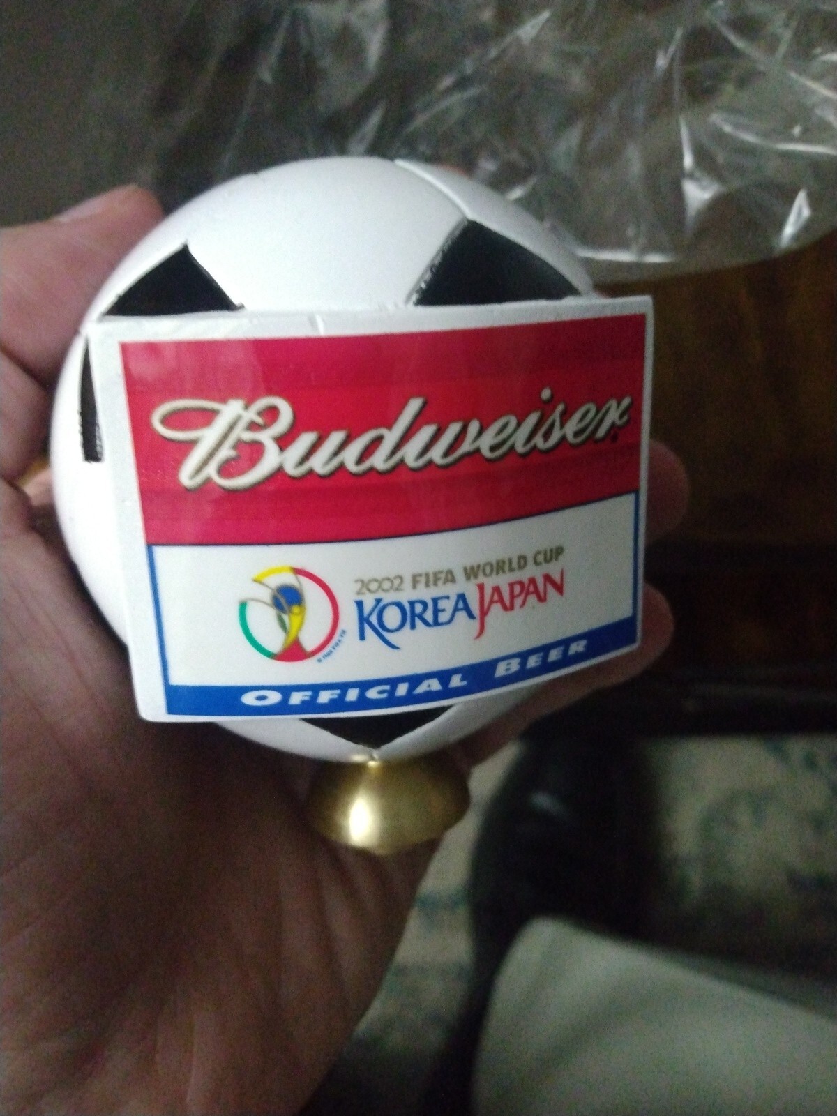 Budweiser Fifa World Cup 2002 Korea Japan Vintage Beer Tap Handle Round  New 🔥