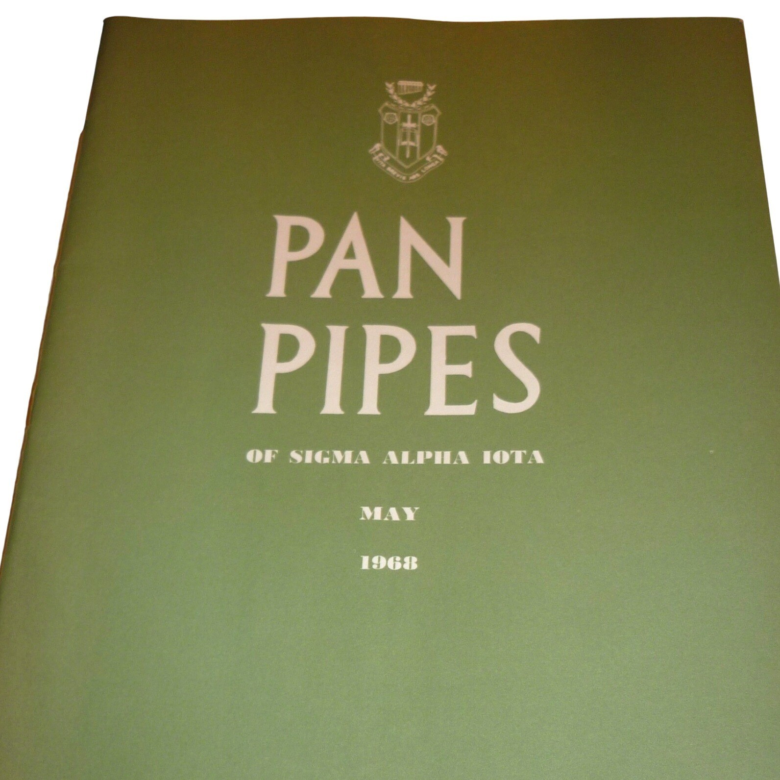 Vintage May 1968 Pan Pipes Sigma Alpha Iota Music Fraternity Magazine Chicago