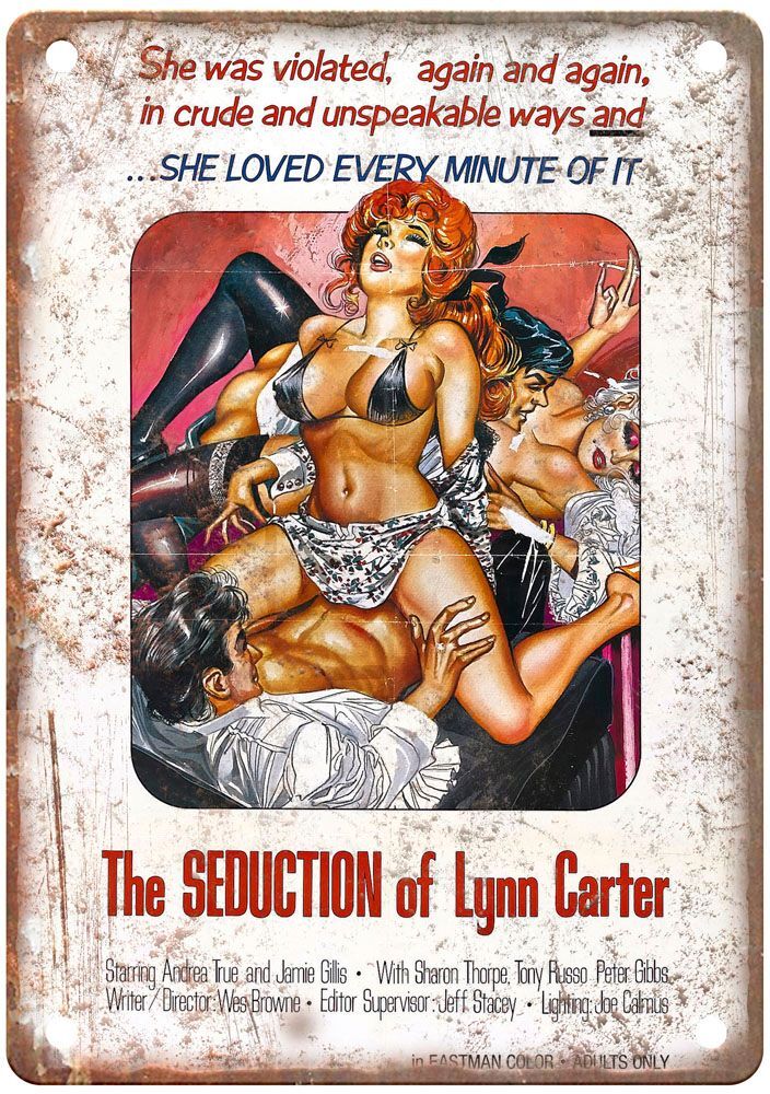 Seduction Of Lynn Carter Vintage Movie Poster Old Retro Look Metal Sign MP3955