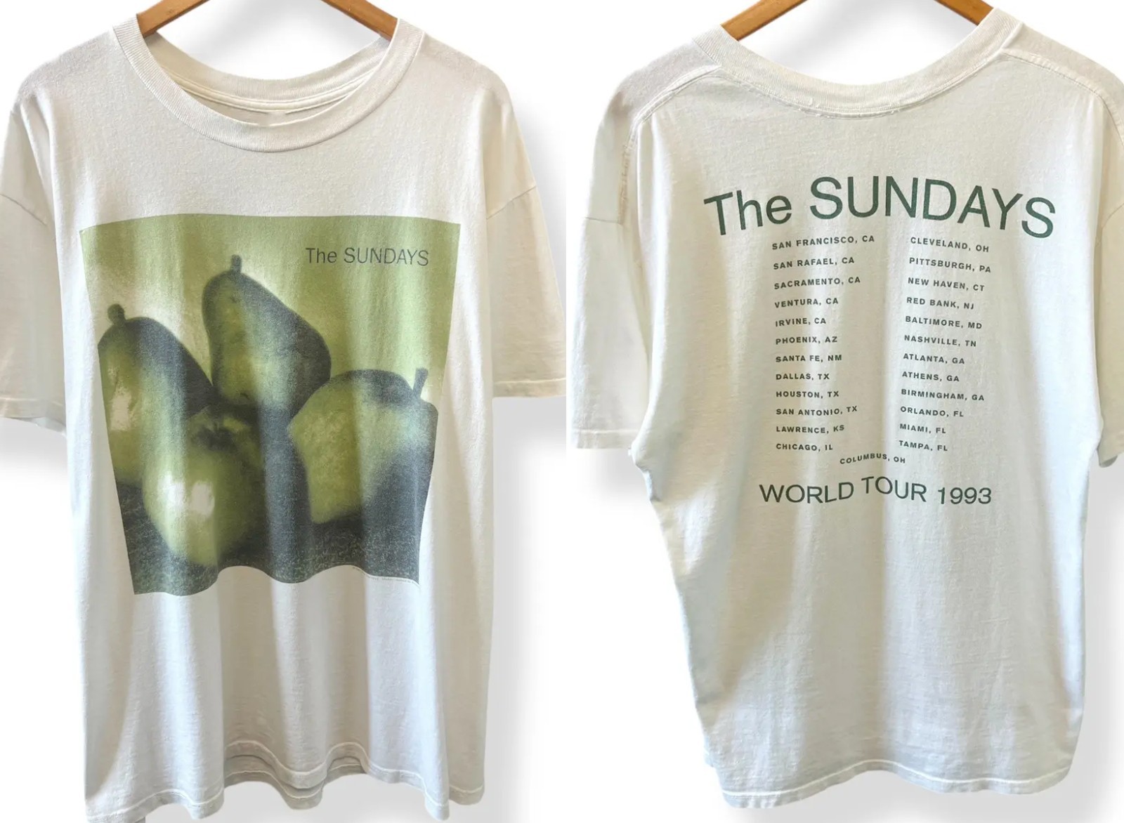 Vintage The Sundays 1993 Tour Reprinted  Unisex All Size Shirt 22D746