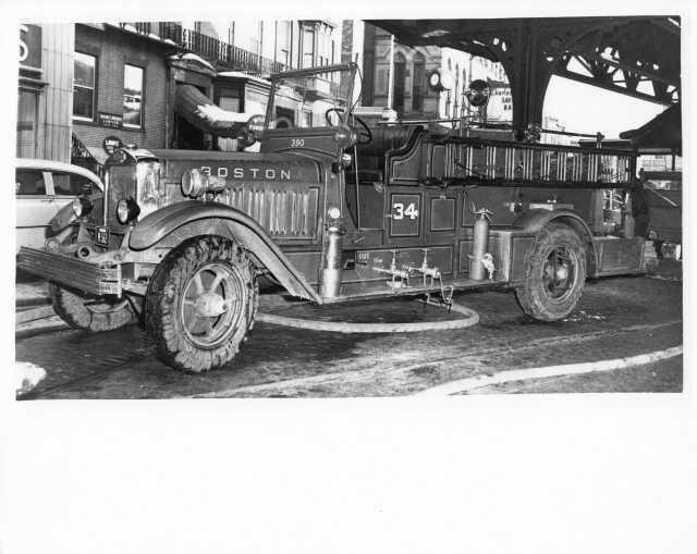 1931 American LaFrance Fire Truck Press Photo 0076 - Boston - Engine 34 1931 American LaFrance Fire Truck Press Photo 0076 - Boston - Engine 34