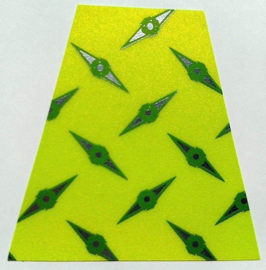 8 Reflective Fluorescent Yellow Diamond Plate Fire Helmet Tetrahedrons Tets 8 Reflective Fluorescent Yellow Diamond Plate Fire Helmet Tetrahedrons Tets