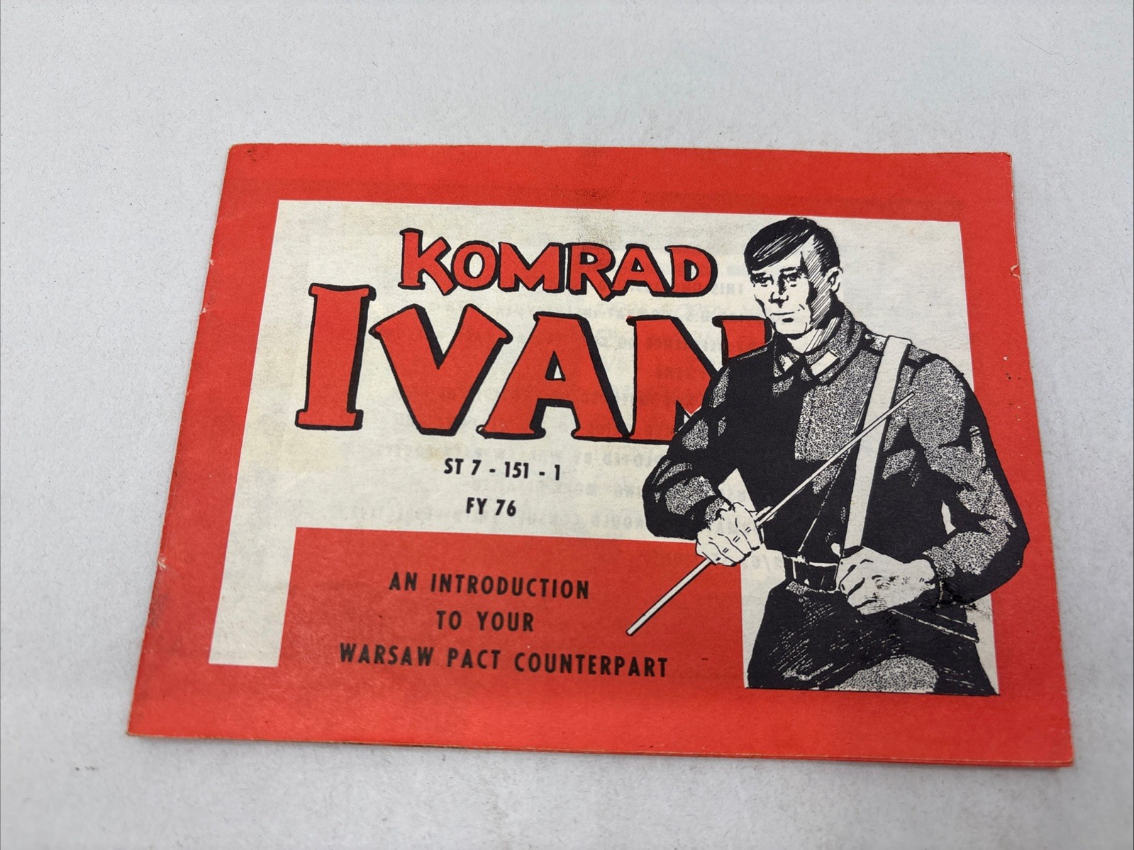 RARE VINTAGE 1981 KOMRAD IVAN FY 81 U.S. GOVERNMENT PRINTING OFFICE COMIC BOOK