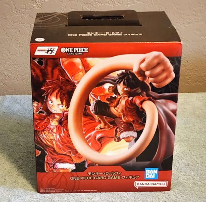 One Piece Ichibansho Monkey D. Luffy Figure w/ Exclusive English Trading Card