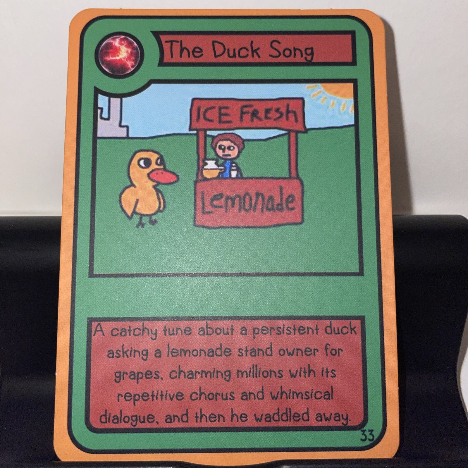 2024 Unjust Nostalgia Series 2 Trading Cards The Duck Song Rare