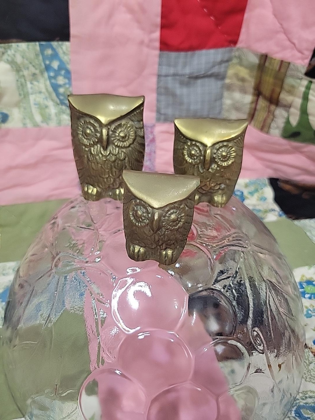 Solid Brass OWL Figurines Set LOT of 3 Family Leonard Silver Mfg Co Statue Owls Solid Brass OWL Figurines Set LOT of 3 Family Leonard Silver Mfg Co Statue Owls