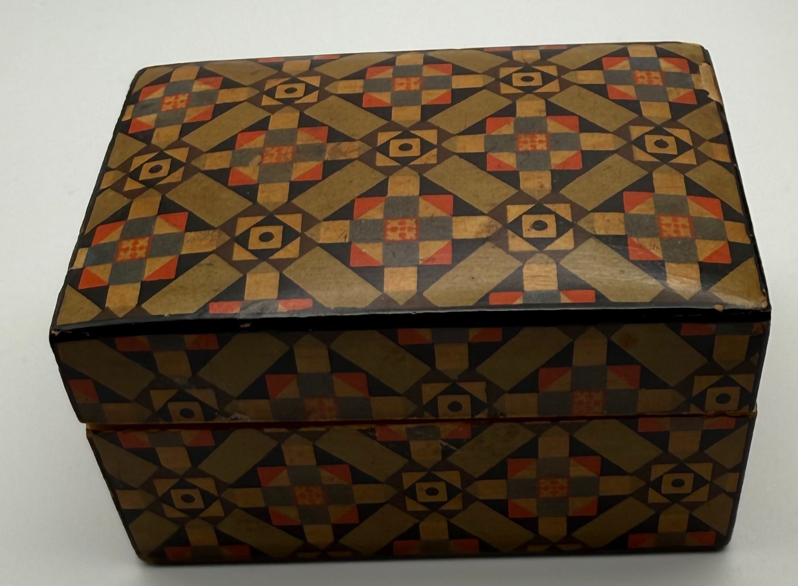 Small Antique Scottish  Mauchline Box W. M. Clapperton