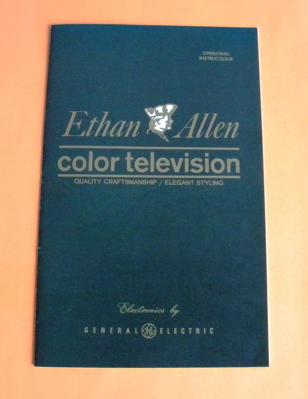 Vintage Ethan Allen GE KE Chassis TV Brochure, Schematics, Manual