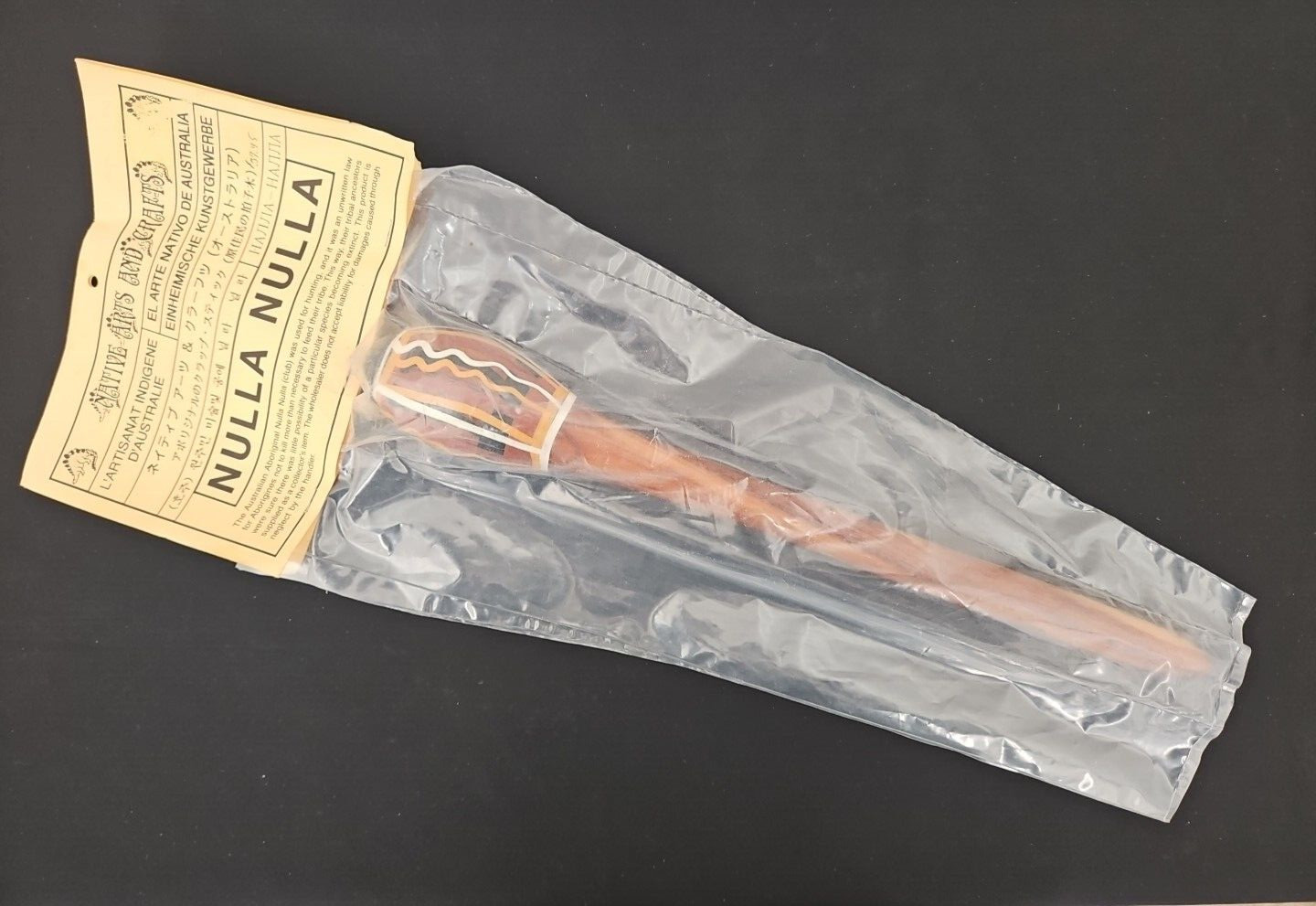 Handcrafted Australian Aboriginal Null Nulla Club - Native Arts & Crafts - NIP 3