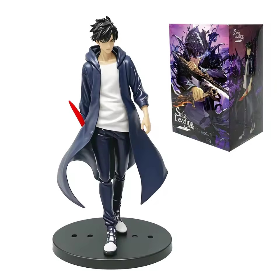 21CM Solo Leveling Sung Jinwoo PVC Anime Figure Collectible New With Box