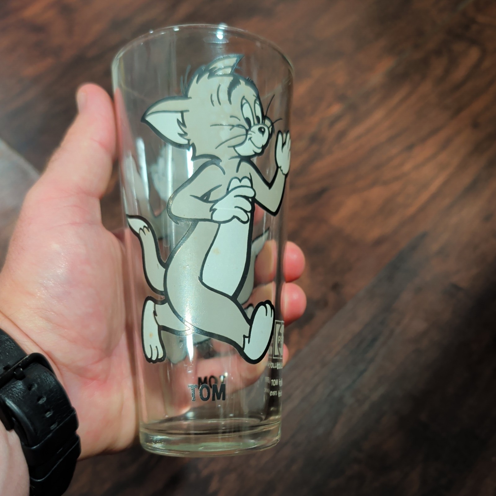 1975 Tom and Jerry Pepsi MGM Hanna-Barbera Collector Series Glass - Tom Cat