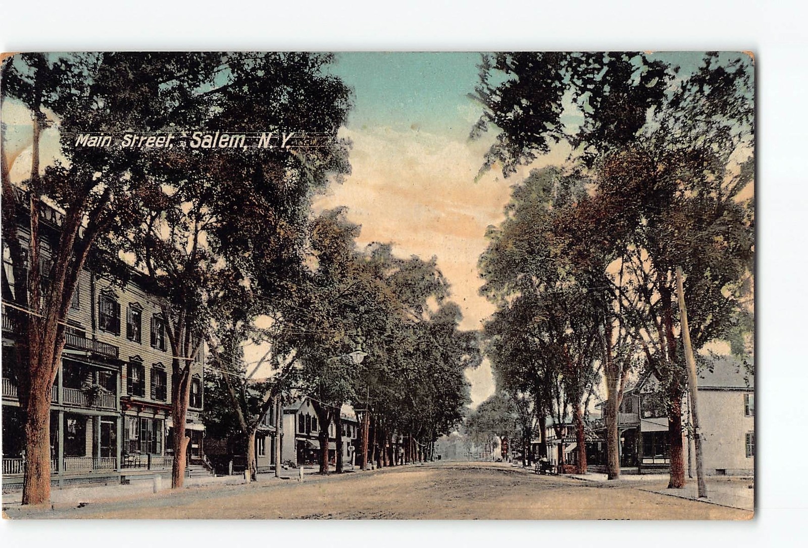 Salem New York NY Postcard 1908 Main Street
