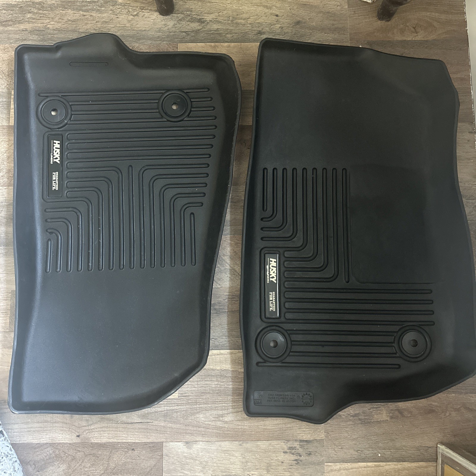 Husky Weatherbeater Front Floor Liners 1302