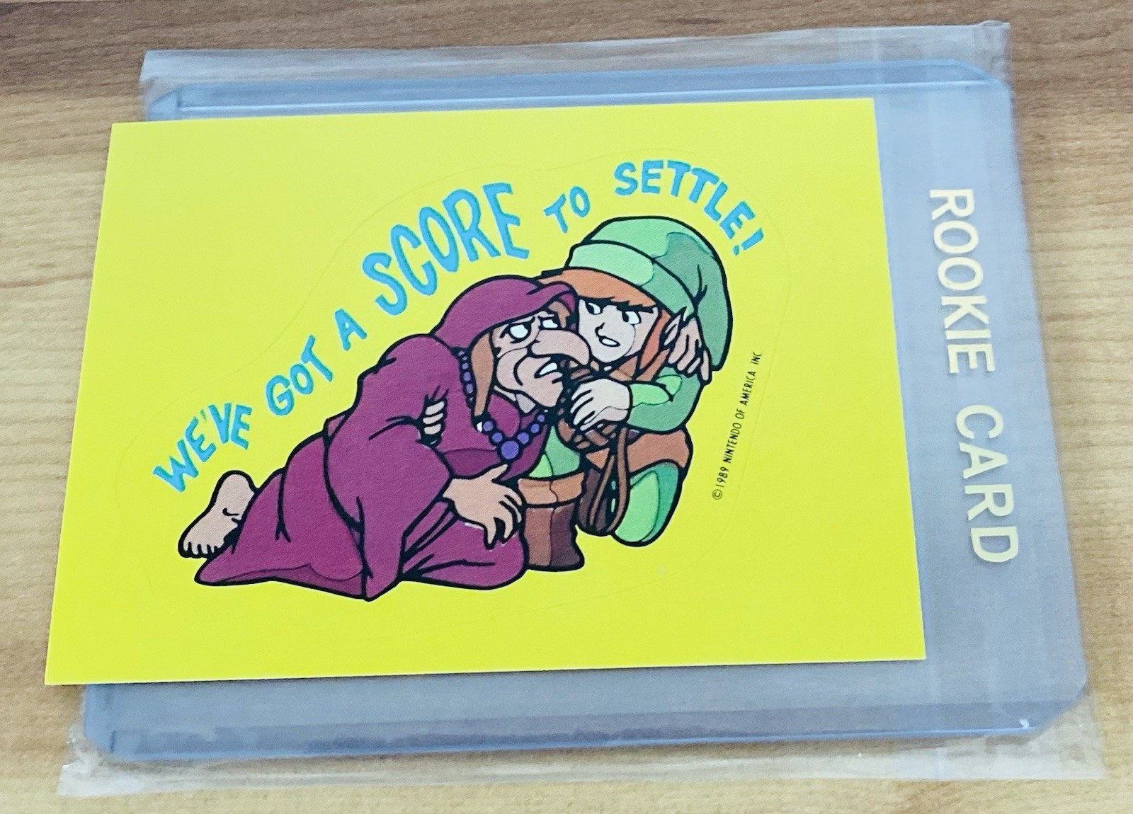 Topps 1989 Nintendo Legend of Zelda Rookie Stickers #27 Top Secret Link Mint