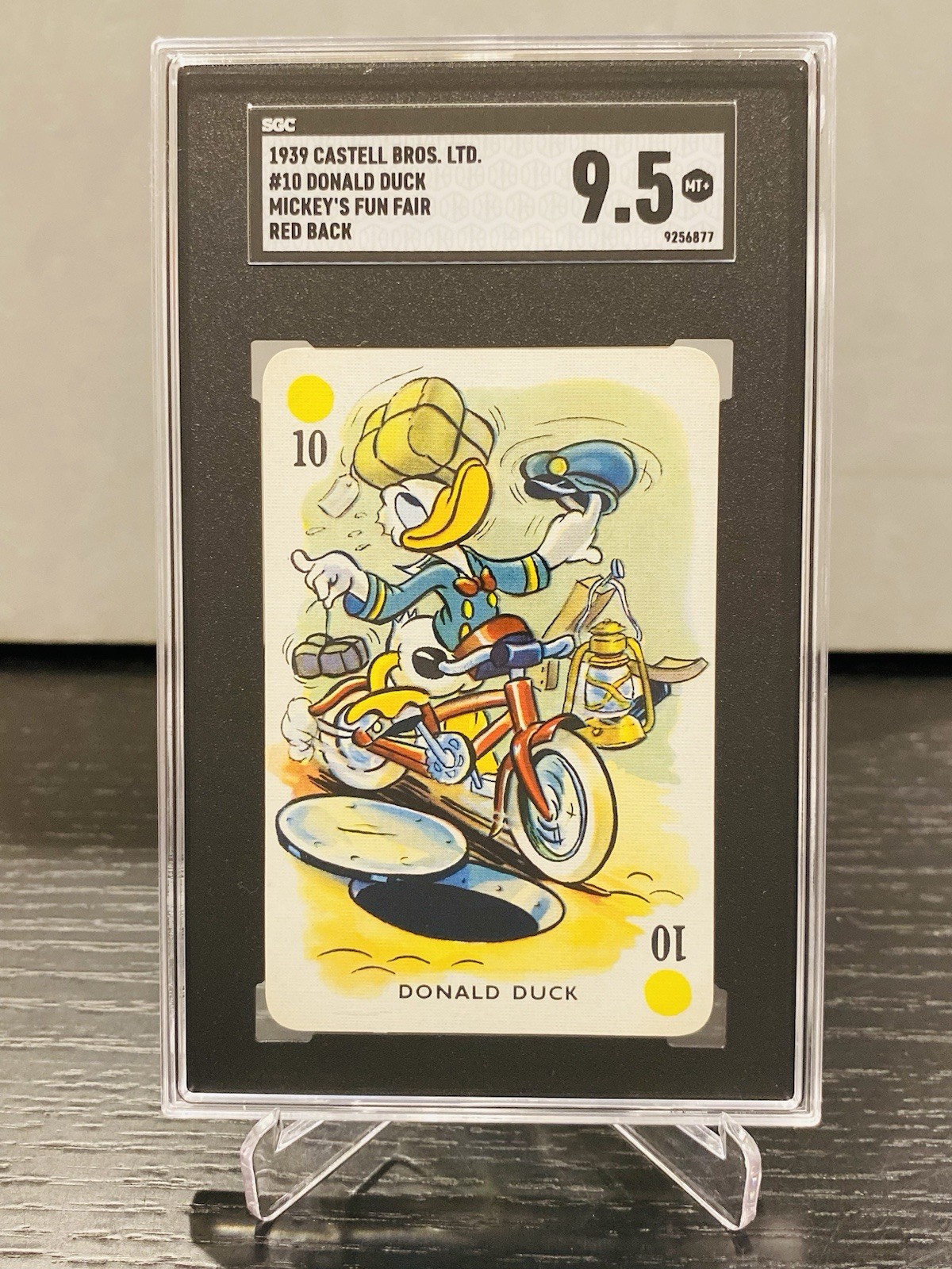 1939 CASTELL BROS MICKEY\'S FUN FAIR DISNEY DONALD DUCK SGC 9.5 HIGHEST GRADED