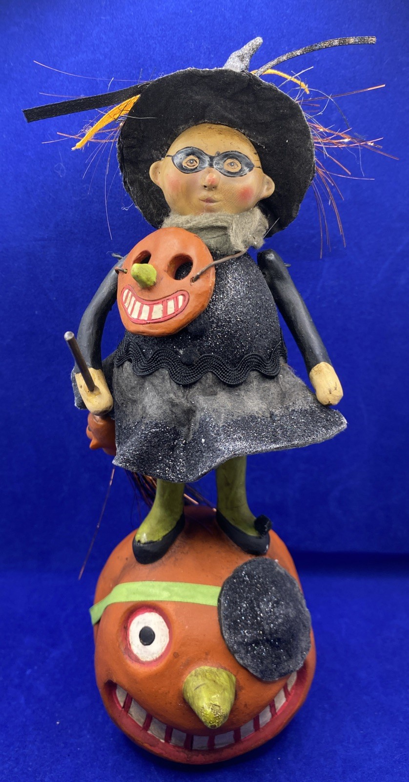 Silvestri Larkspur Lane Miss Boo and Pumpkin Figure Lib Cummings Mead Halloween Silvestri Larkspur Lane Miss Boo and Pumpkin Figure Lib Cummings Mead Halloween