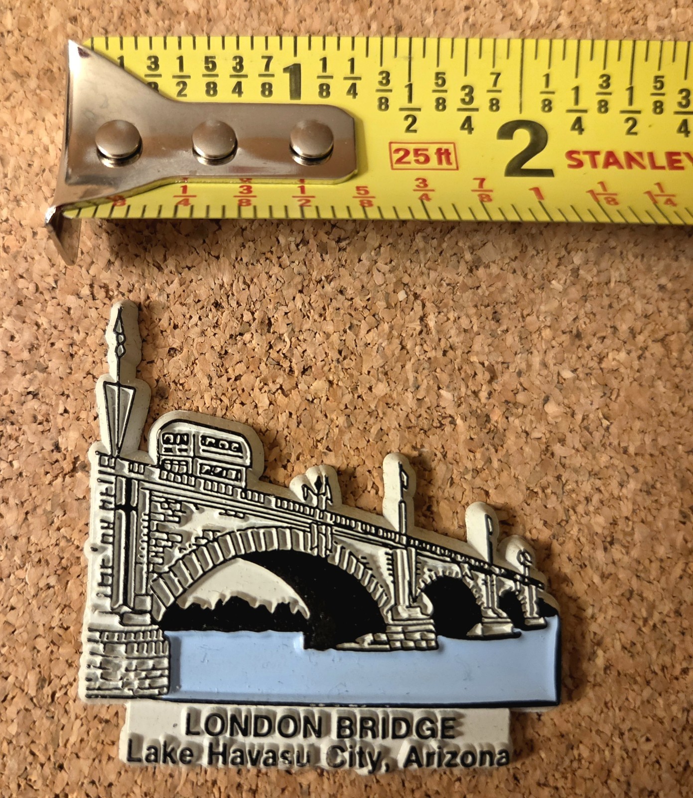 Vintage London Bridge Lake Havasu City, Arizona Souvenir Refridgerator Magnet