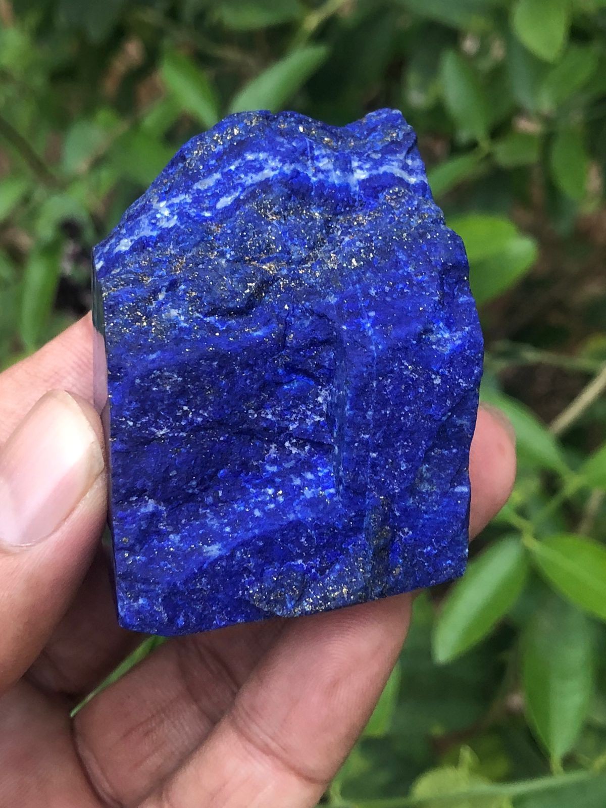 129g Natural Lapis Lazuli Raw Crystal Top Quality Rough Blue Gemstone Specimen. 129g Natural Lapis Lazuli Raw Crystal Top Quality Rough Blue Gemstone Specimen.