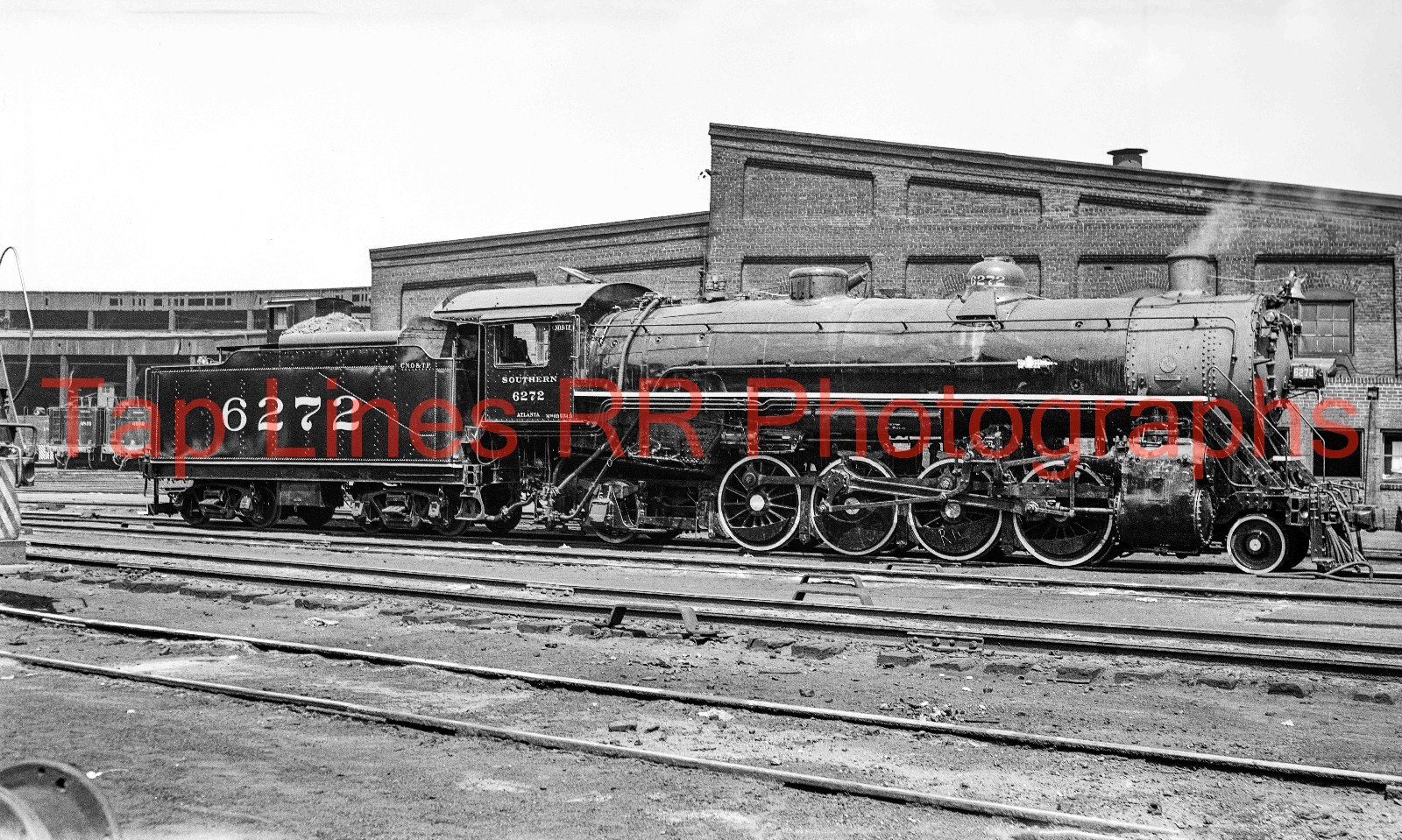 Southern Ry 6272 2-8-2 Class Ms Atlanta GA 9-2-1947 New 5x8 Photo