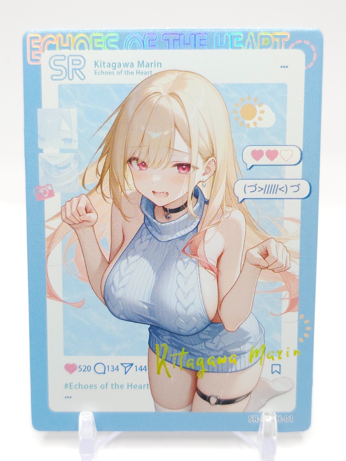 Echoes of the Heart - Anime Waifu SR Trading Card - Pick Your Waifu Card
