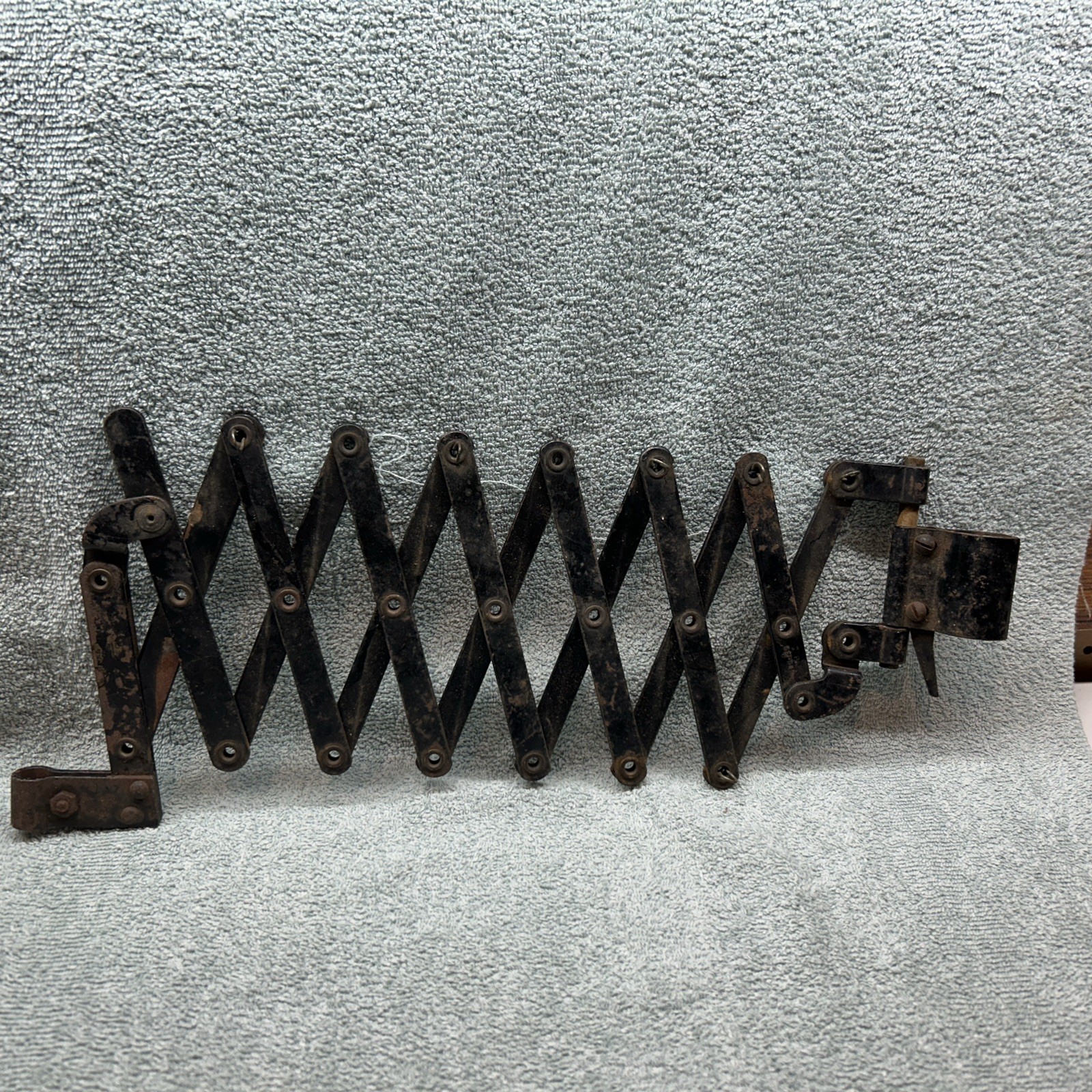 Antique 1920 American Electric Co Burns Railroad Accordion Scissor Extension Arm