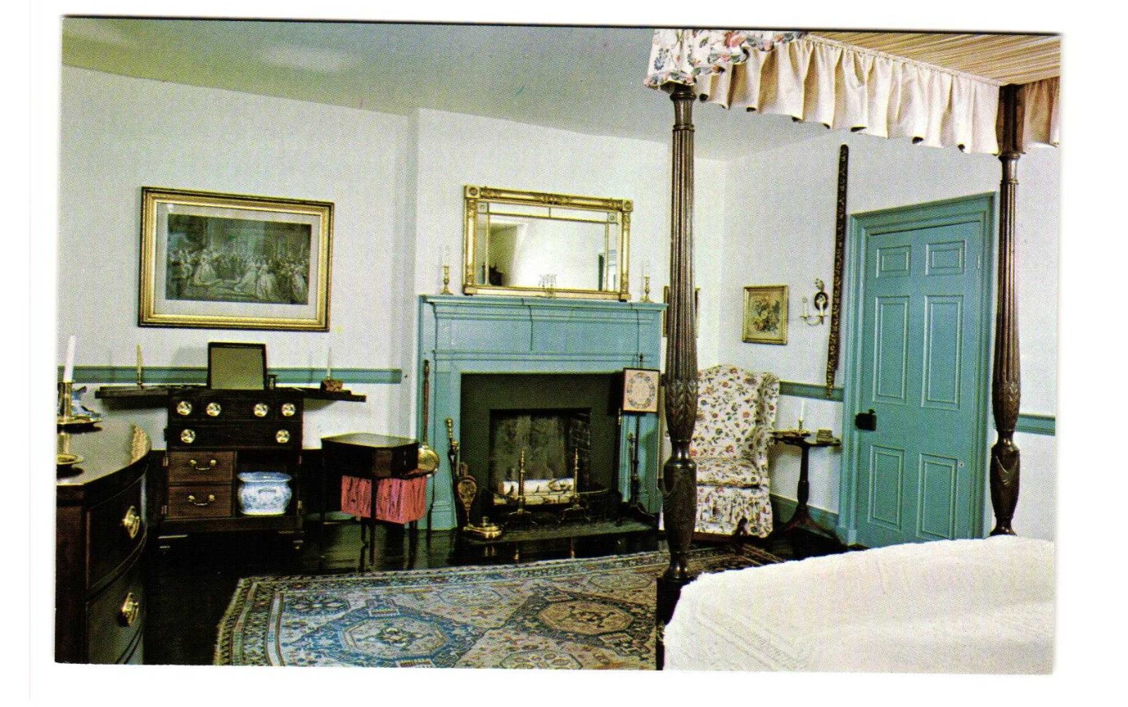Historic Strawberry Mansion Philadelphia PA Vintage postcard Unposted