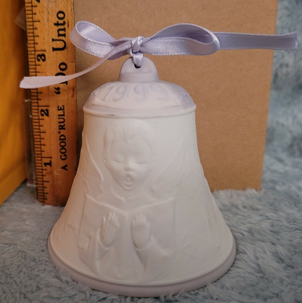 VINTAGE 1999 LLADRO RETIRED CHRISTMAS ANGELS BELL