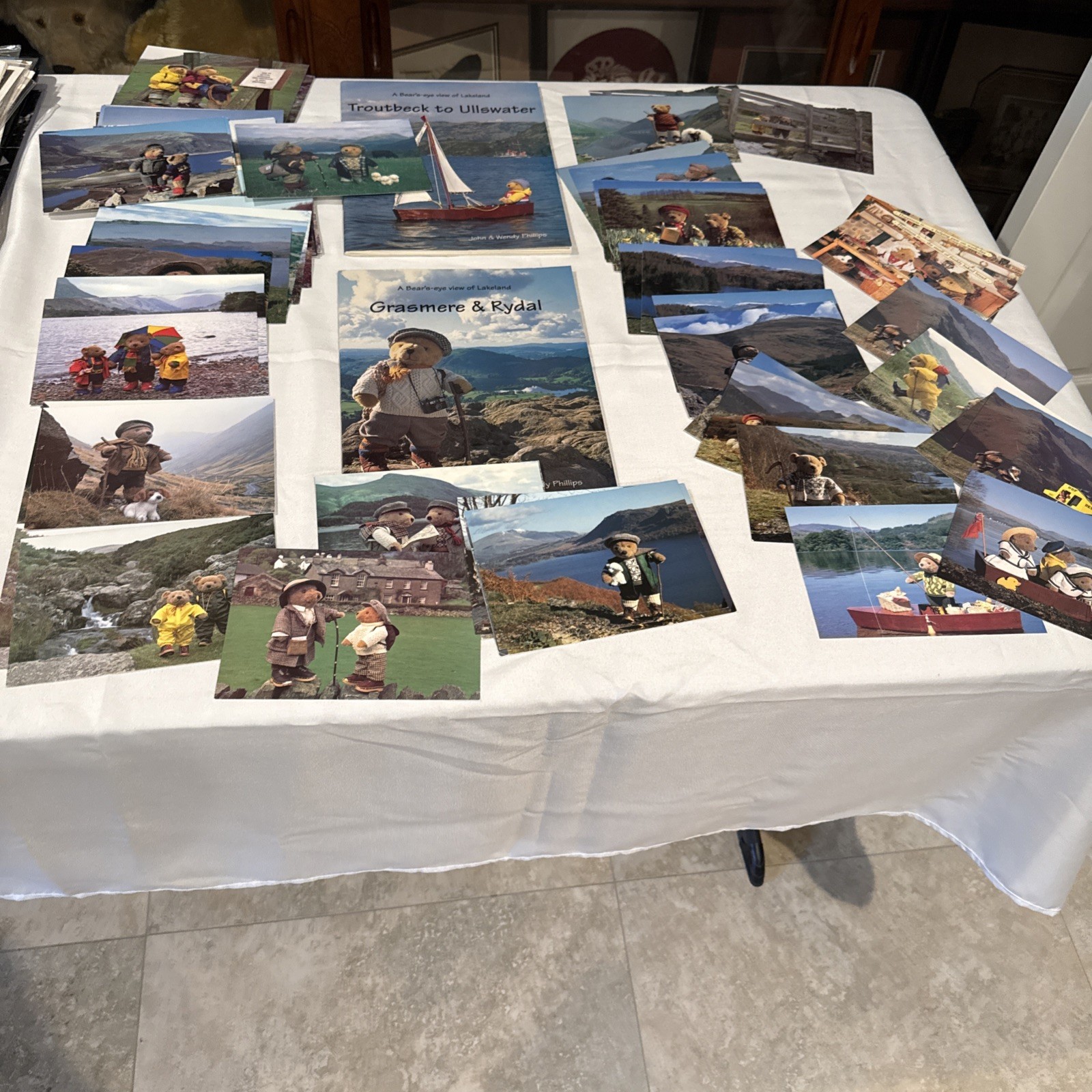 Lakeland Bears Postcard Collection Of 84 Cards. Missing 3 For Complete Set Of 55