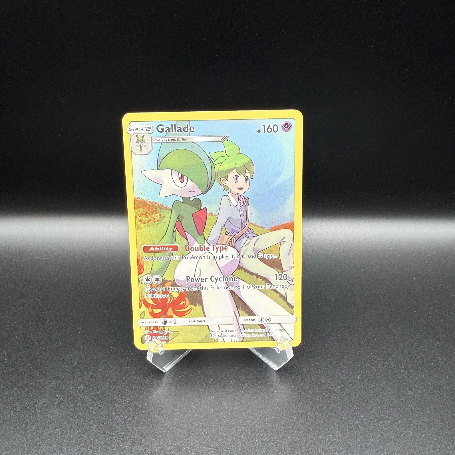 Gallade 244/236 Pokemon Cosmic Eclipse Holo Full Art Card