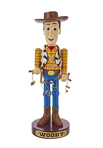 Kurt S. Adler 11 Inch Resin Disney Woody Nutcracker., Brown/Yellow/Blue Kurt S. Adler 11 Inch Resin Disney Woody Nutcracker., Brown/Yellow/Blue