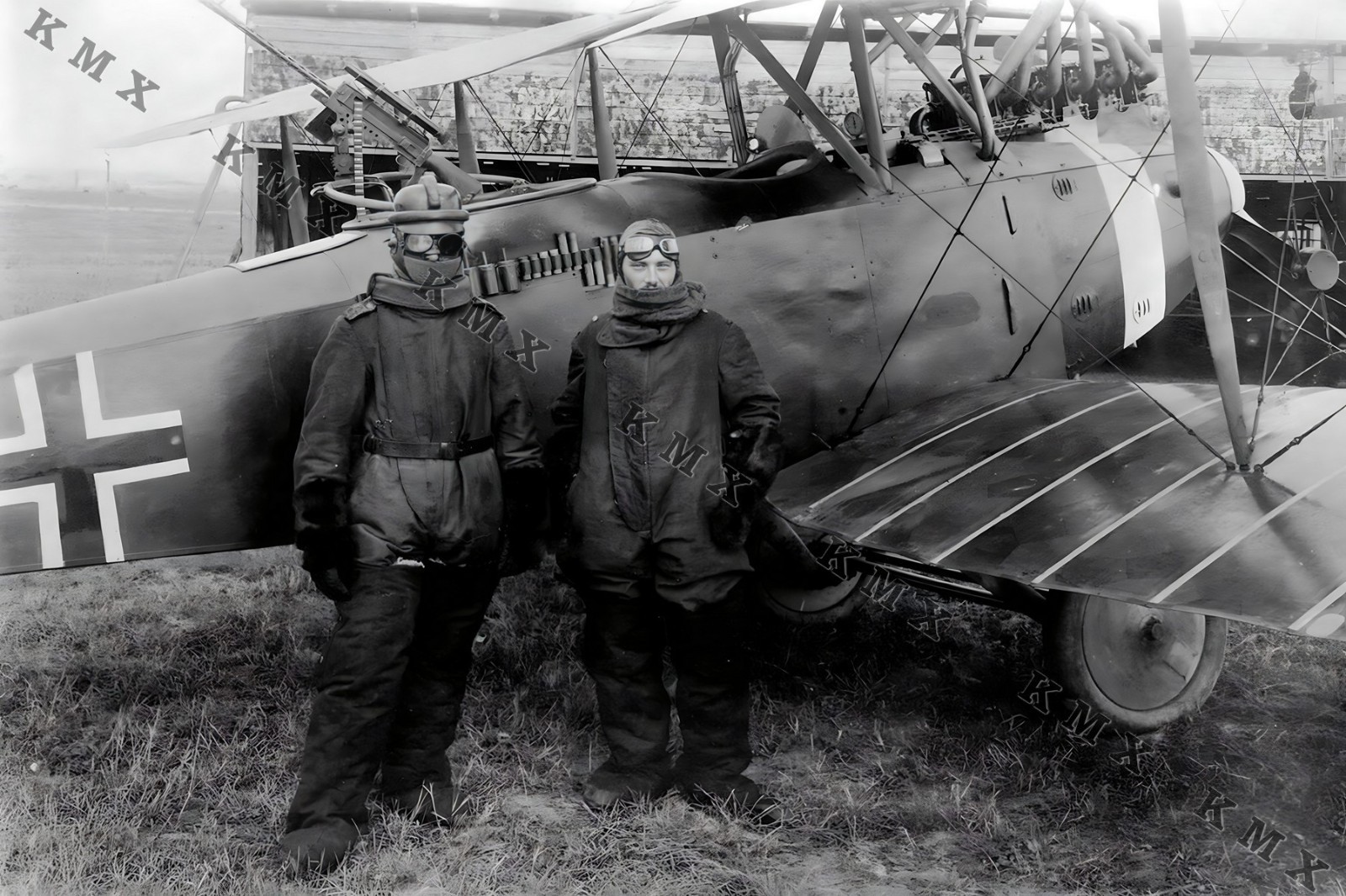 WWI German Fighter Pilots 4x6 photo