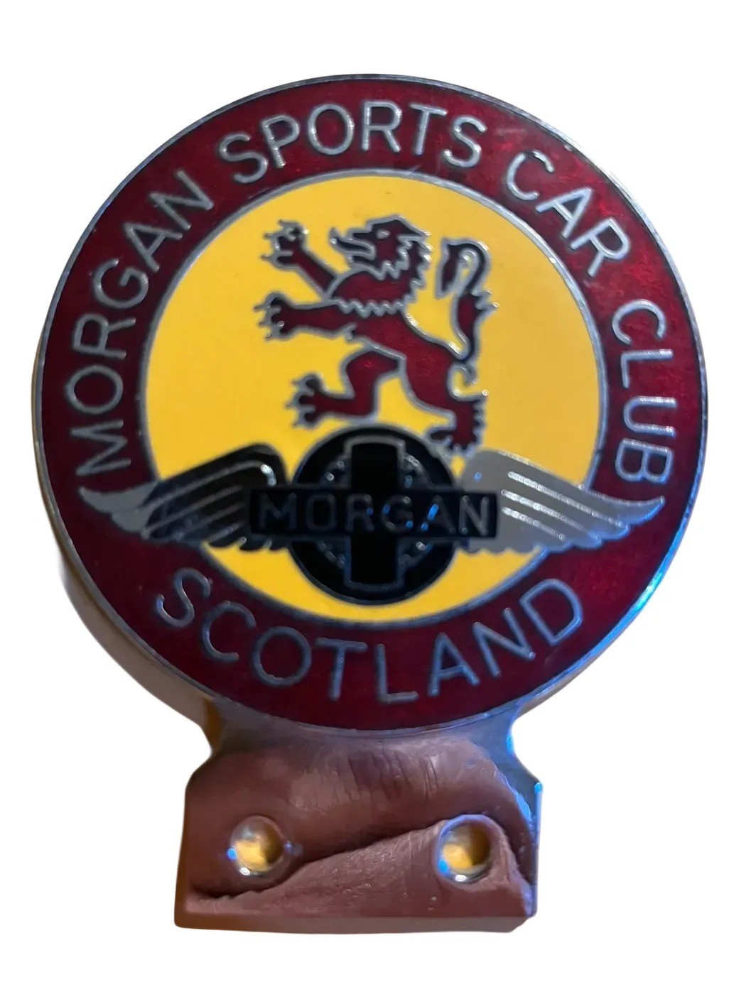 Badge auto car Morgan The Morgan Three Wheeler Club British auto car maker
