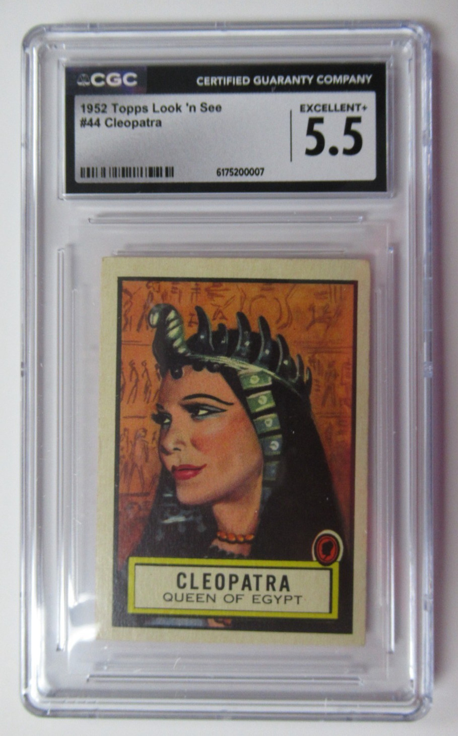 1952 Topps Look \'n See Cleopatra #44 CGC 5.5