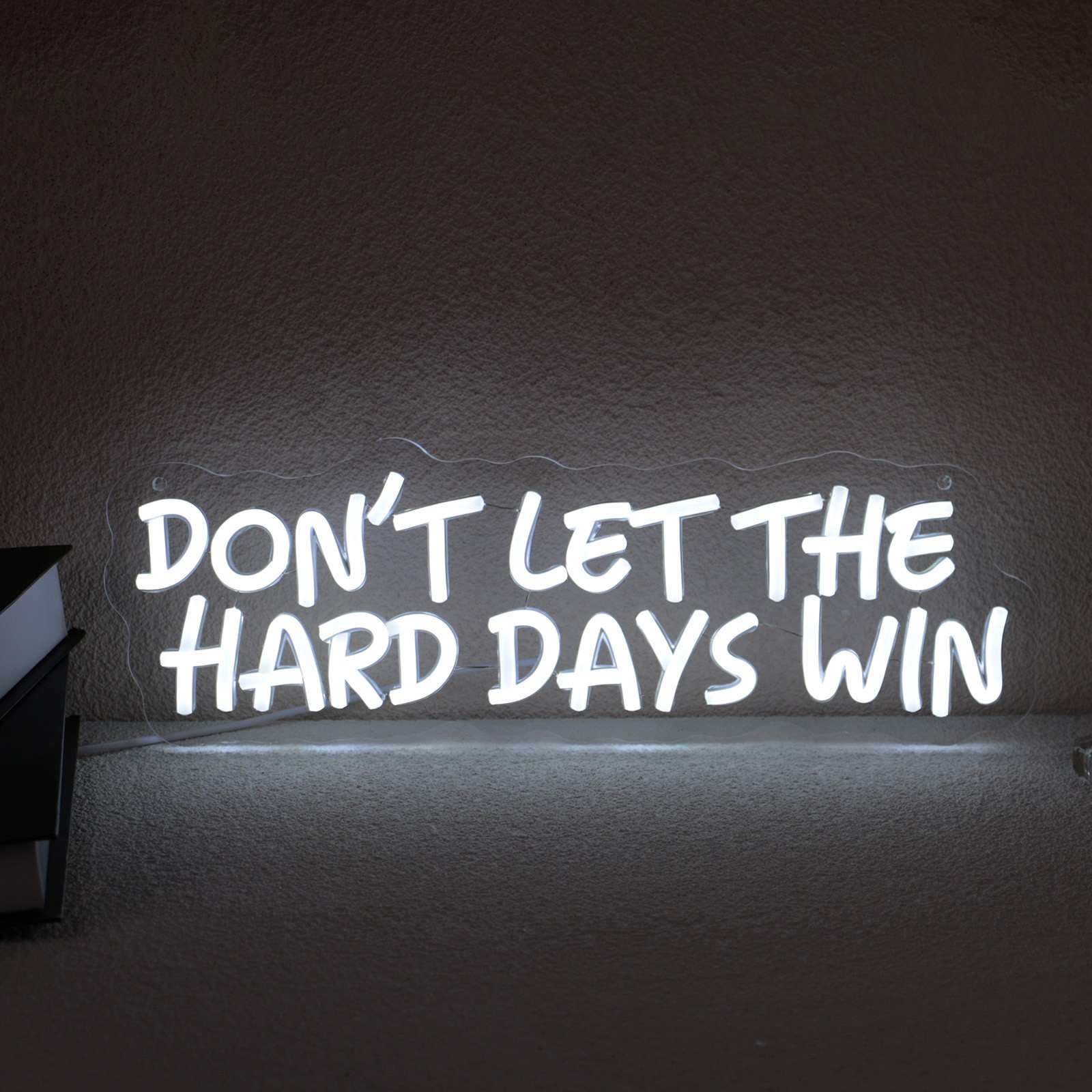 Don't Let The Hard Days Win Neon Sign Letter LED Lights Office Classroom Decor Don't Let The Hard Days Win Neon Sign Letter LED Lights Office Classroom Decor