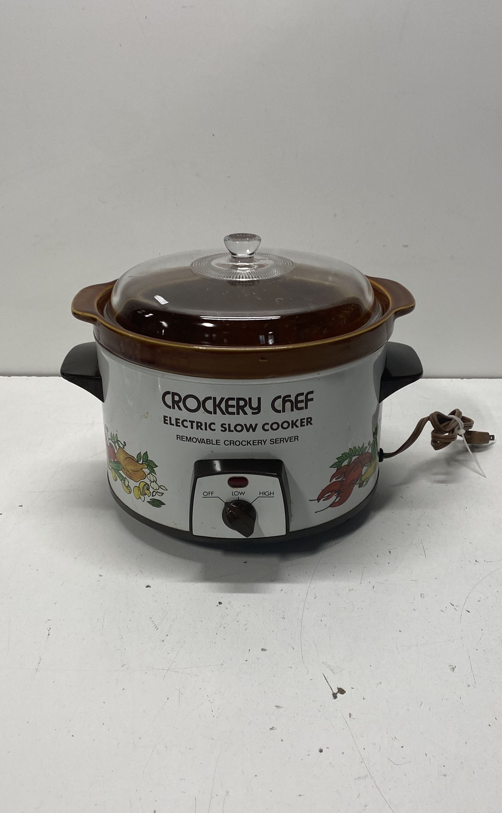 Vintage Crockery Chef Electric Slow Cooker Removable Crockery Server Tested